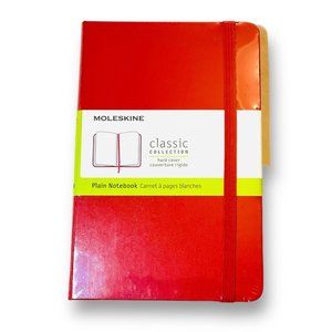 Moleskine Classic Collection Plain Notebook Hard cover Red